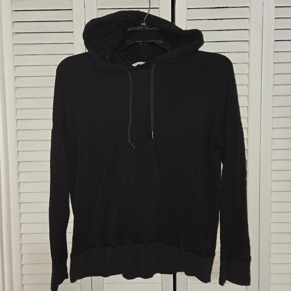 Victoria's Secret Women's S Black Hoodie Shirt